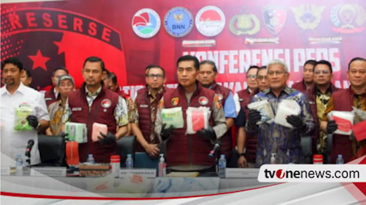 Bareskrim Polri Tangkap 136 Tersangka Jaringan Narkoba Internasional