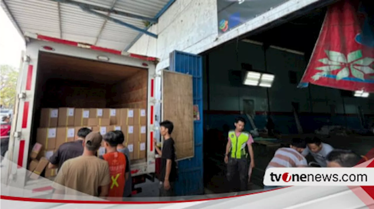 Logistik Pilkada Makassar Tiba di Pelabuhan Makassar, 1.066.165 Surat Suara Segera Disortir