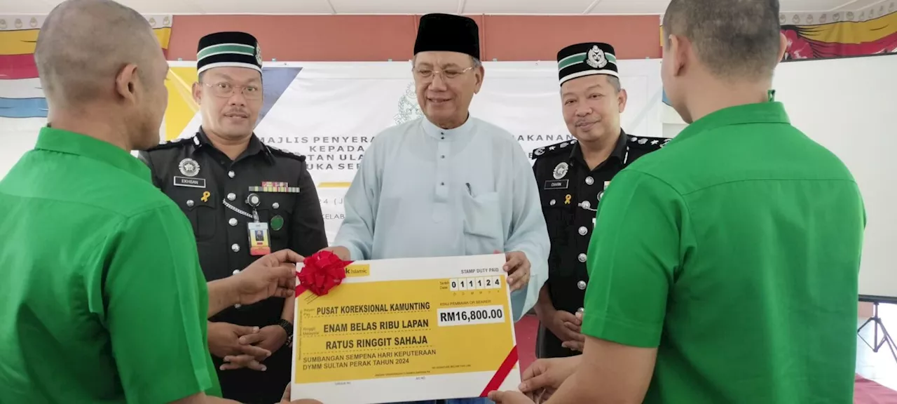 7,800 tahanan nikmati hidangan makan tengah hari kurniaan Sultan Nazrin