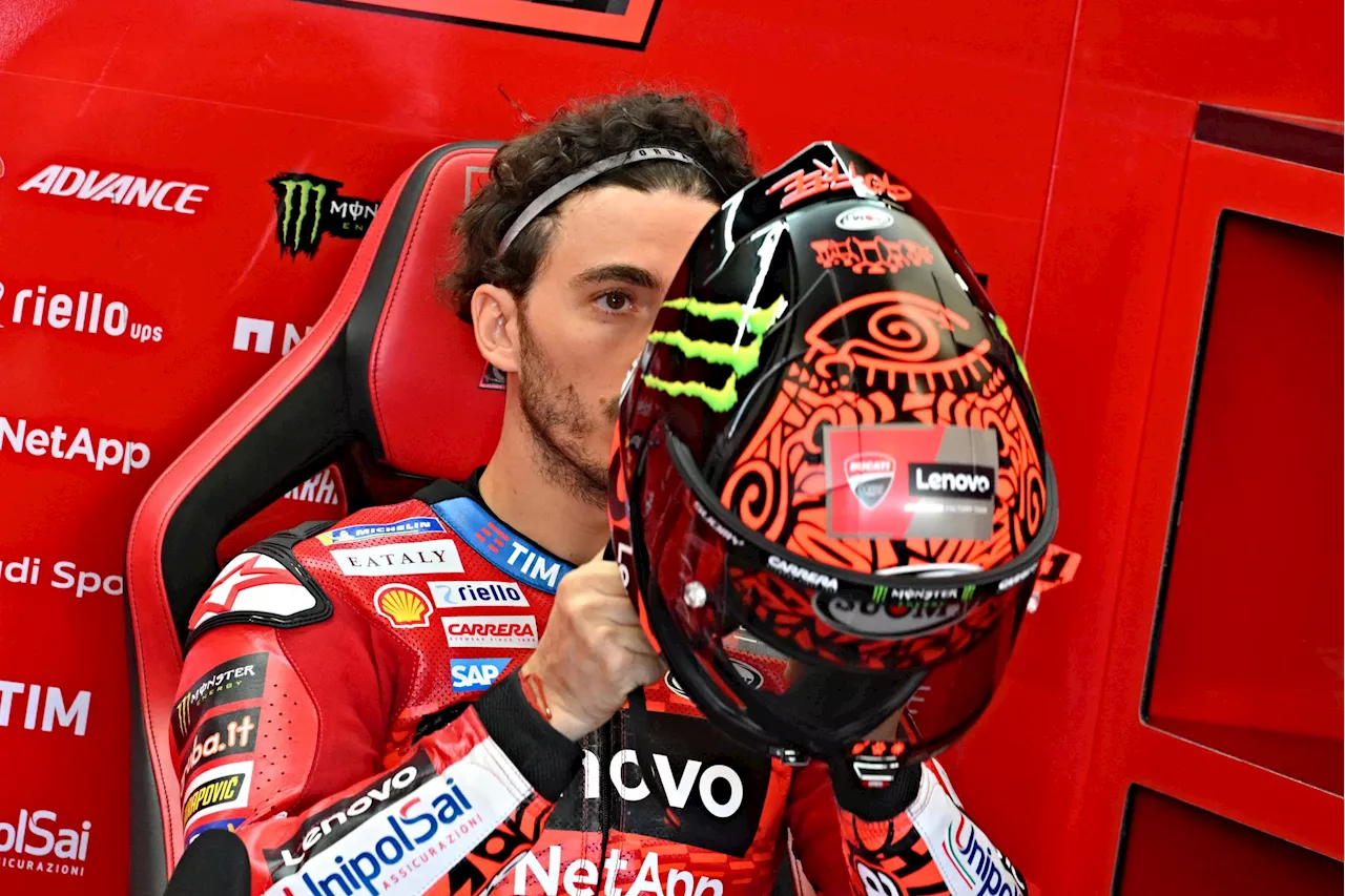 Replika topi keledar Bagnaia dilancarkan di Sepang