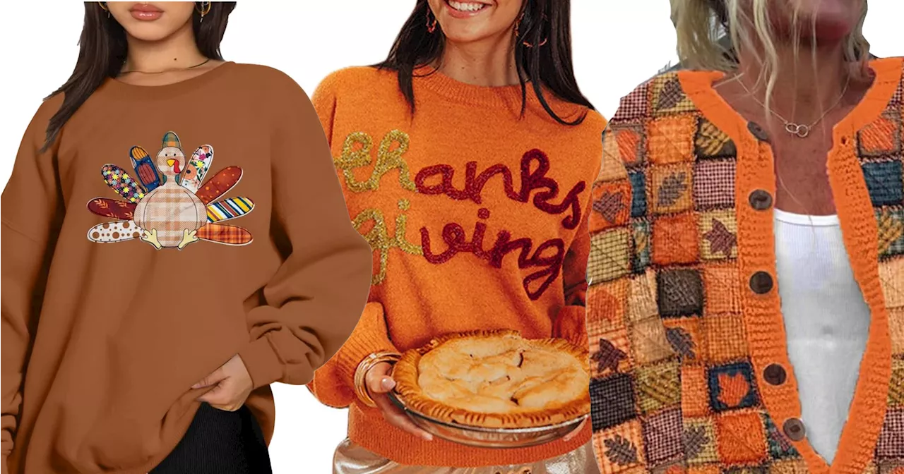 8 Festive, Fun Thanksgiving-Themed Sweaters to Shop Now