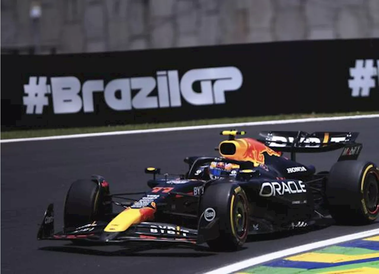 Checo Pérez largará 13 en el Sprint del Gran Premio de Brasil