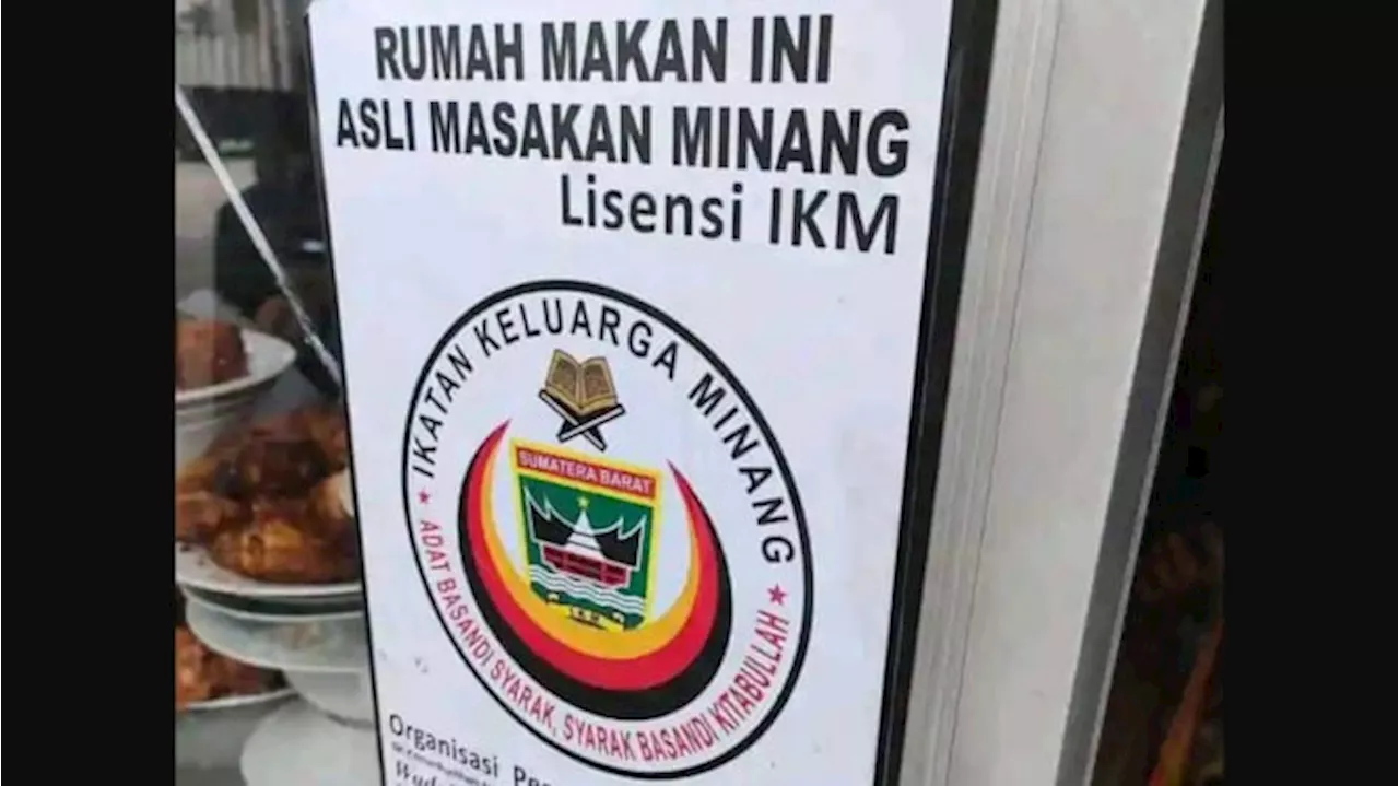 Warganet Serukan Boikot Rumah Makan Padang Berlisensi Ikatan Keluarga Minang: Rasis!