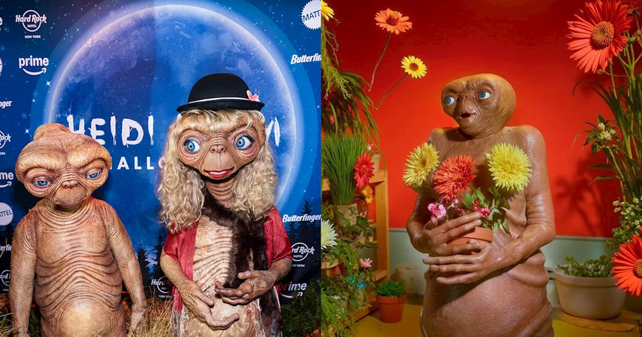 Heidi Klum and Janelle Monáe Spent Years On Their E.T. Halloween Costumes