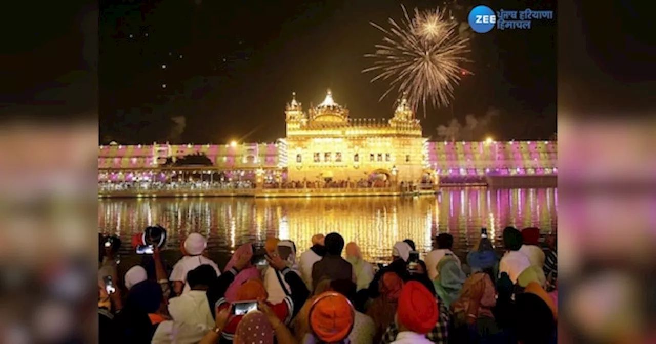 Diwali in Amritsar: ਅੰਮ੍ਰਿਤਸਰ ਚ ਦੀਵਾਲੀ ਦੀਆਂ ਰੌਣਕਾਂ, ਸ਼ਰਧਾਲੂ ਪੁੱਜ ਰਹੇ ਹਰਿਮੰਦਰ ਸਾਹਿਬ, ਇਕ ਲੱਖ ਜਗਾਏ ਗਏ ਘਿਓ ਦੇ ਦੀਵੇ