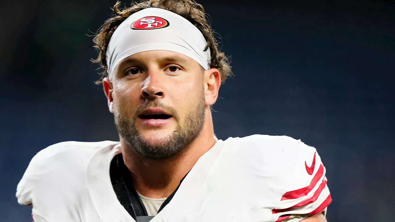 NFL fines 49ers' Nick Bosa for wearing 'MAGA' hat during postgame interview, sources say