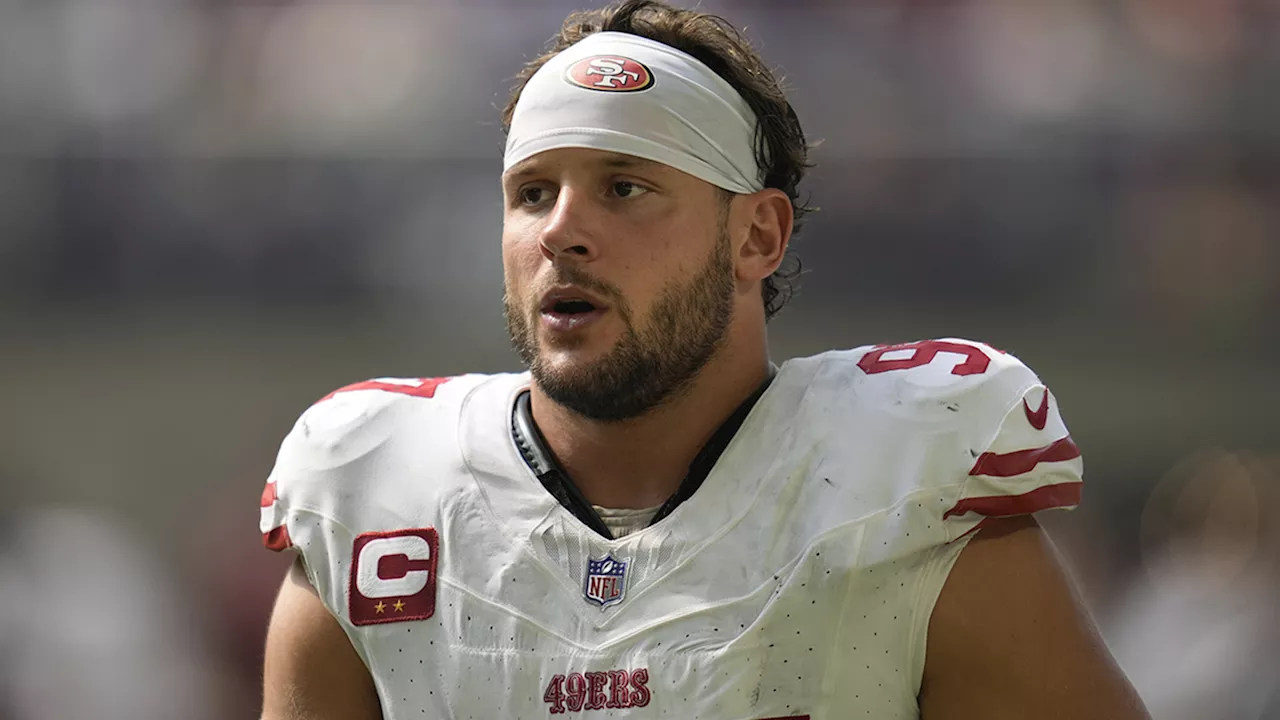 NFL fines 49ers' Nick Bosa for wearing 'MAGA' hat, source tells ESPN