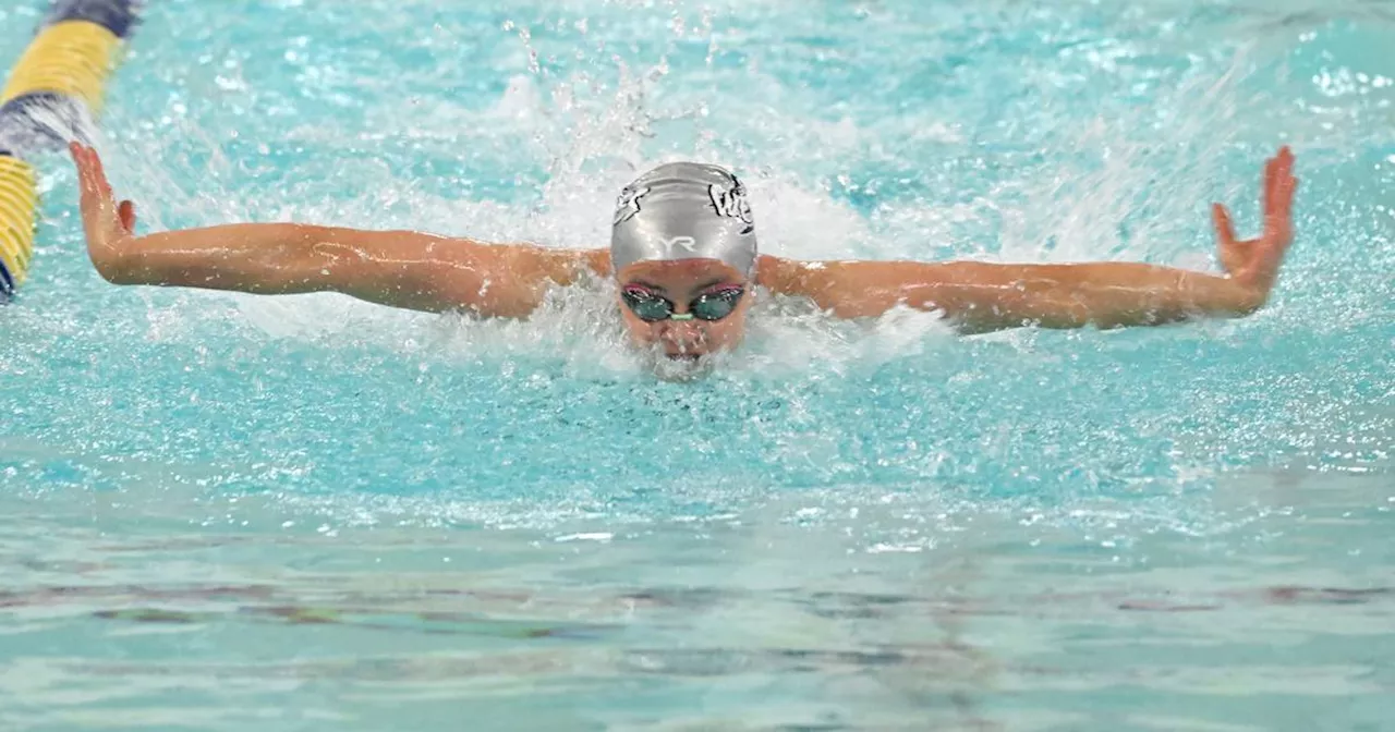 Eagle River girls dominate the field to earn first-ever state swimming and diving title