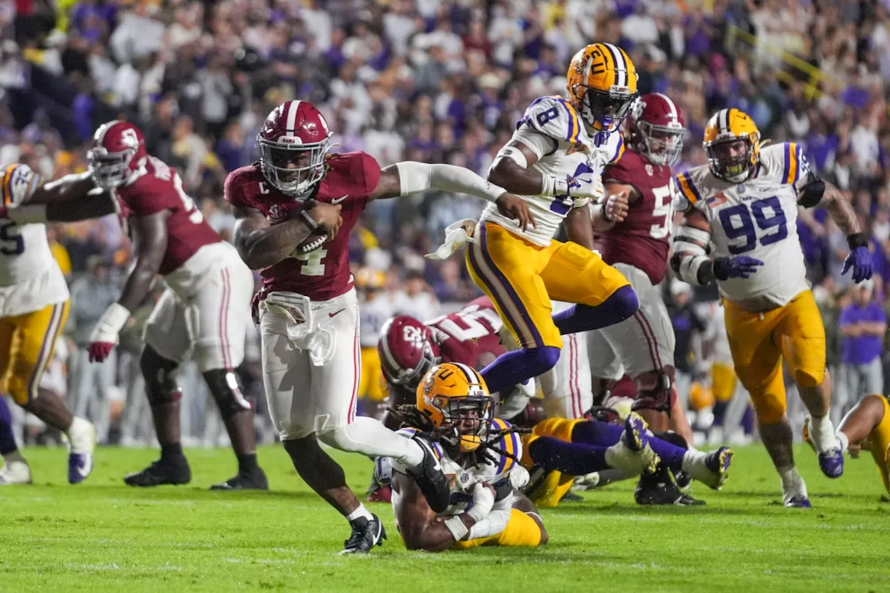 Alabama’s Jalen Milroe explains what he saw when running against LSU