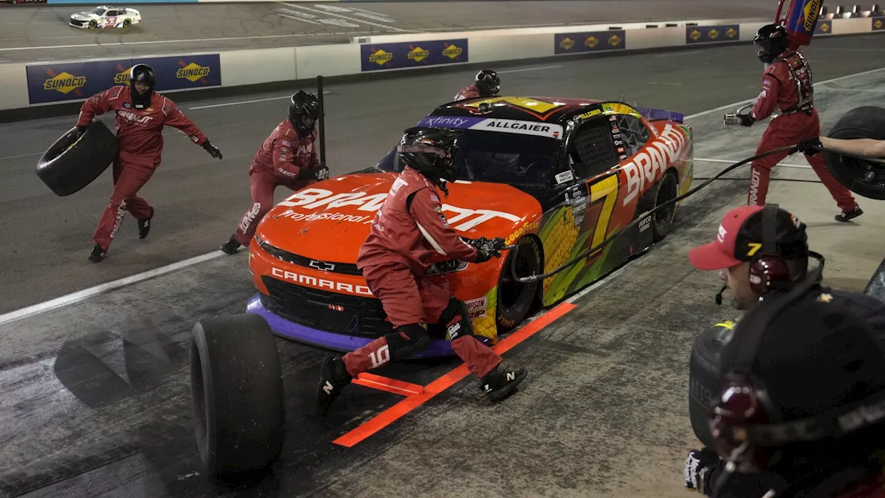 Justin Allgaier wins 1st NASCAR Xfinity title, capping comeback by passing Hill and Custer late