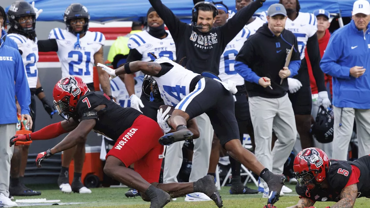 Murphy, Pelino, defense help Duke push past NC State 29-19 in in-state ACC matchup