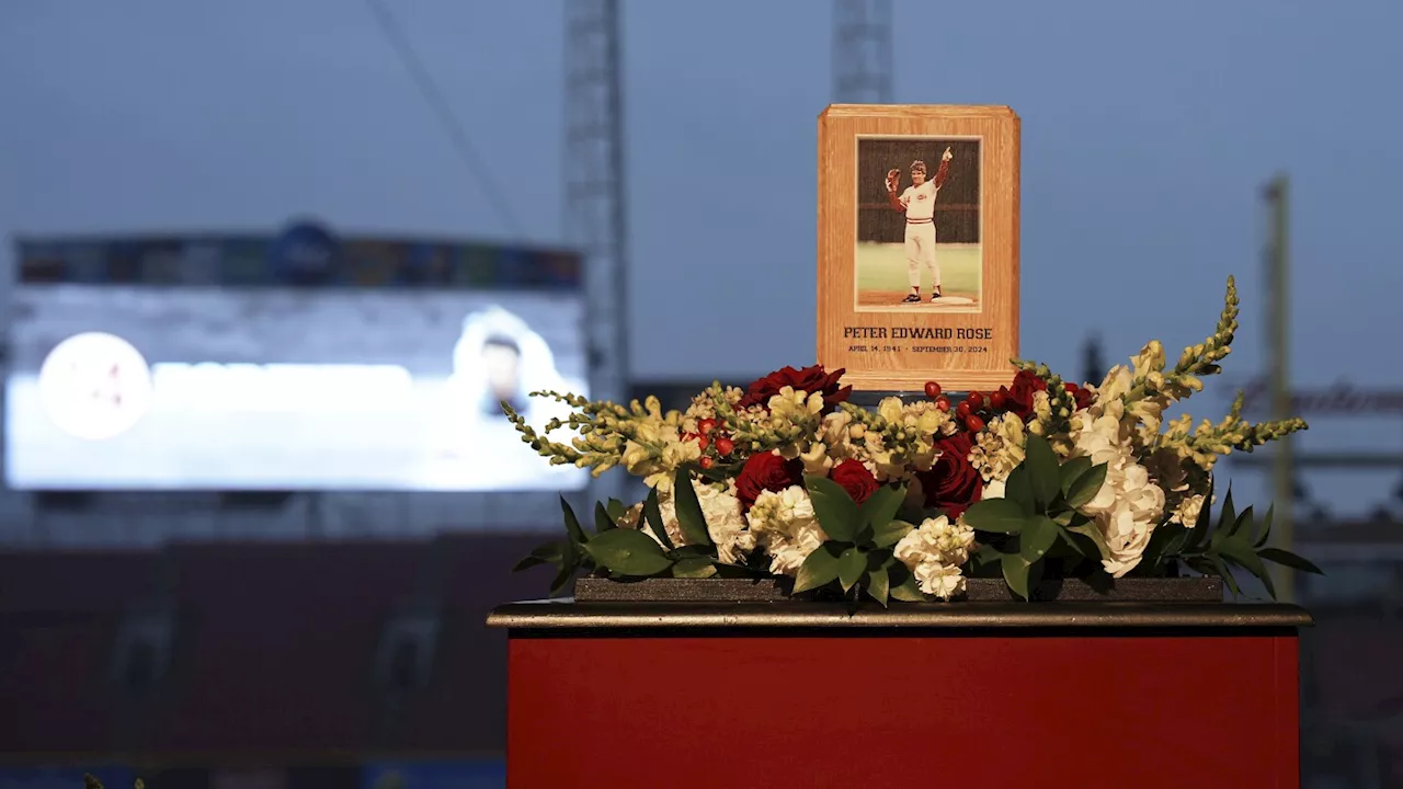 Reds honor Pete Rose with a 14-hour visitation at Great American Ball Park