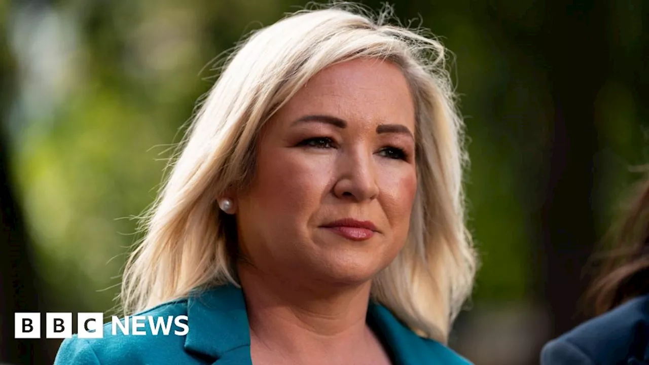 Remembrance Sunday: Michelle O'Neill first senior Sinn Féin figure to attend ceremony