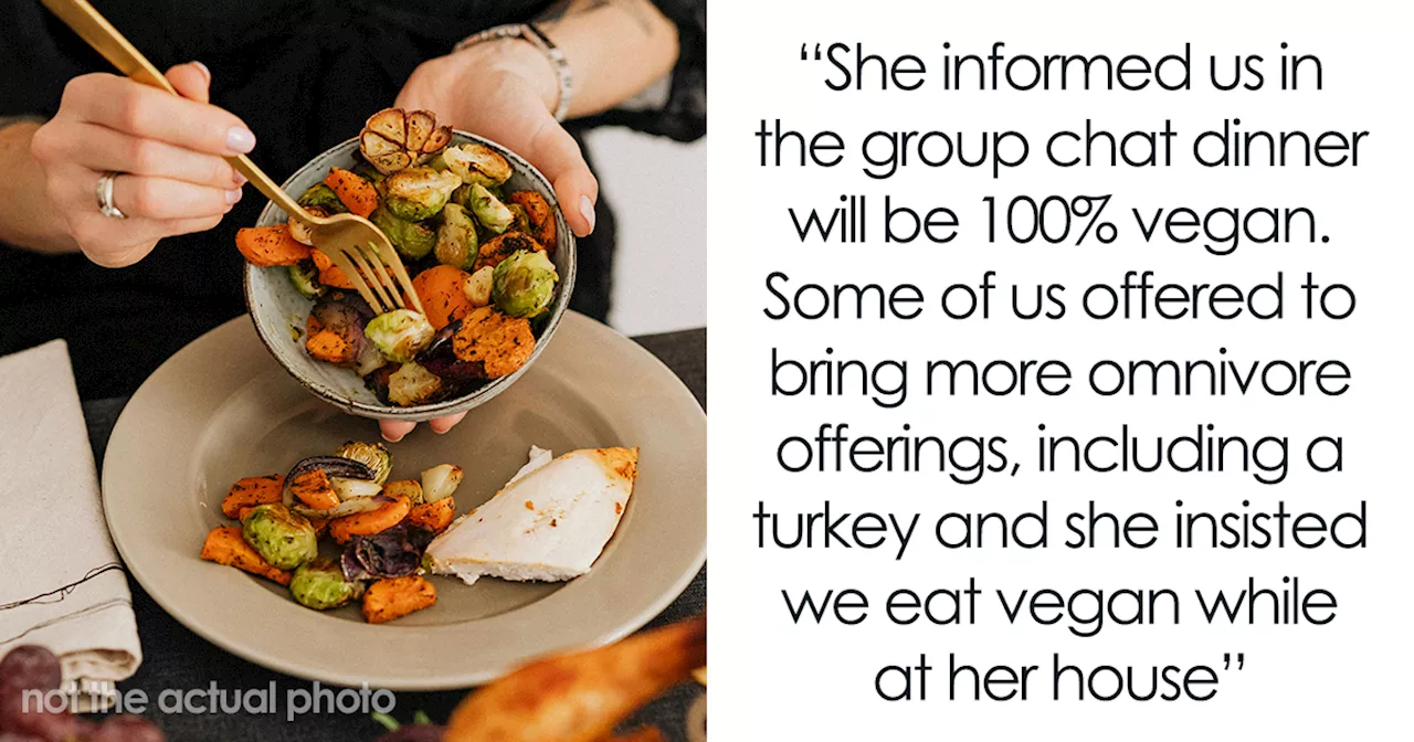 Vegan Host Pushes Her Thanksgiving Menu, Friends Serve Her An RSVP Nightmare In Return