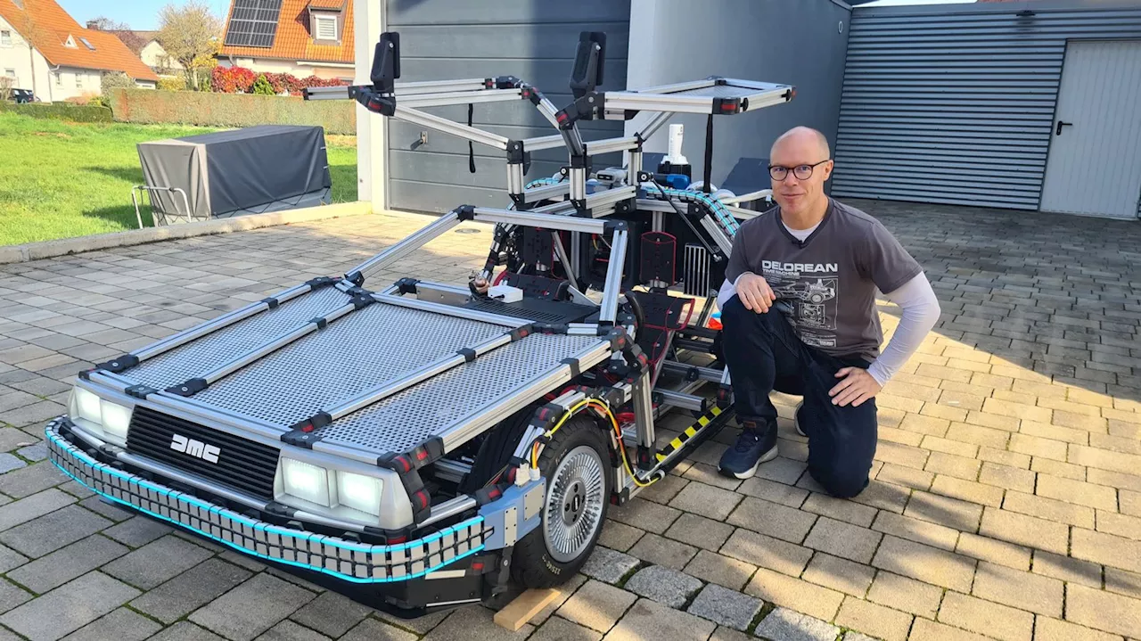 Kult-Auto aus dem 3D-Drucker: Ingenieur baut DeLorean nach