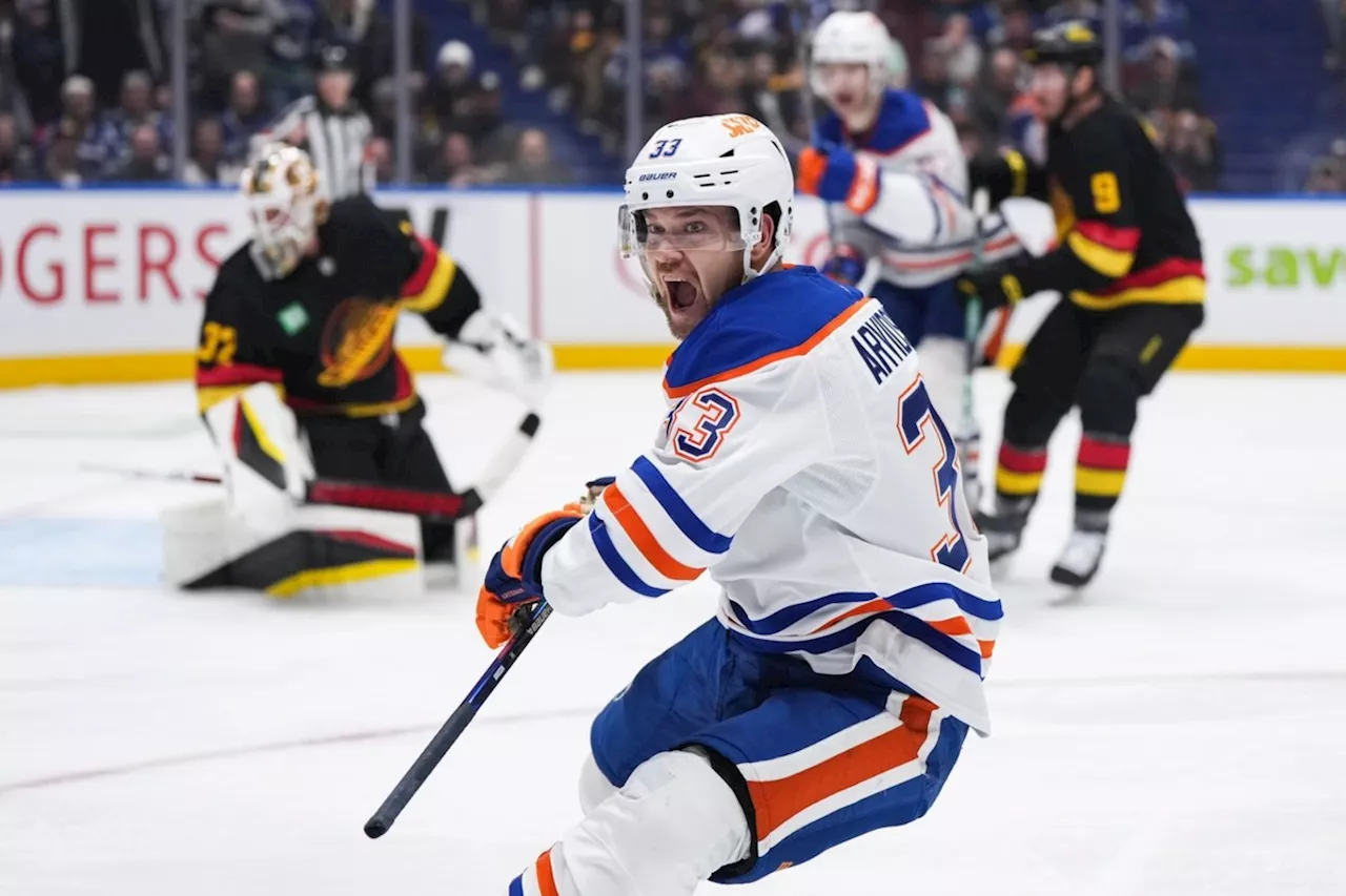 McDavid puts up three points, Edmonton Oilers rout listless Vancouver Canucks 7-3