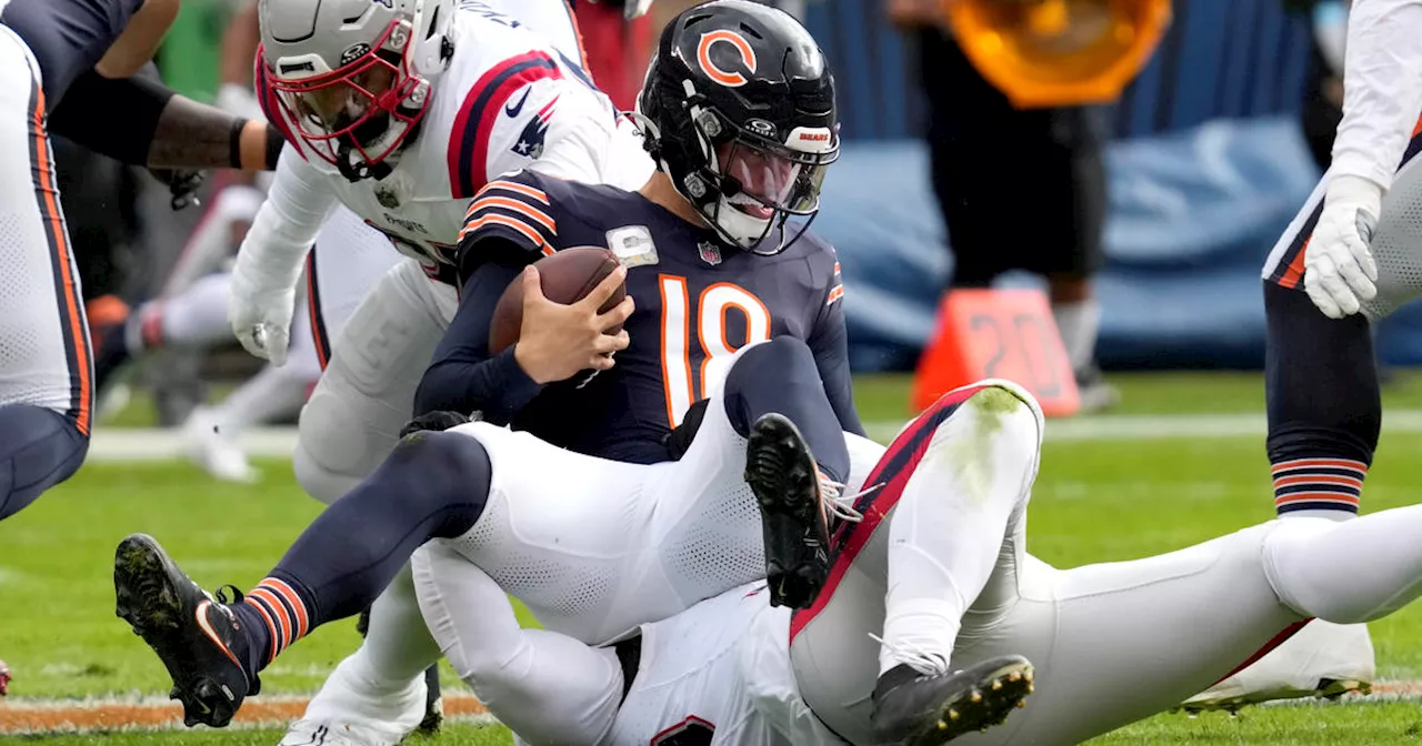 QB Caleb Williams has another rough day as Chicago Bears lose to Patriots 19-3