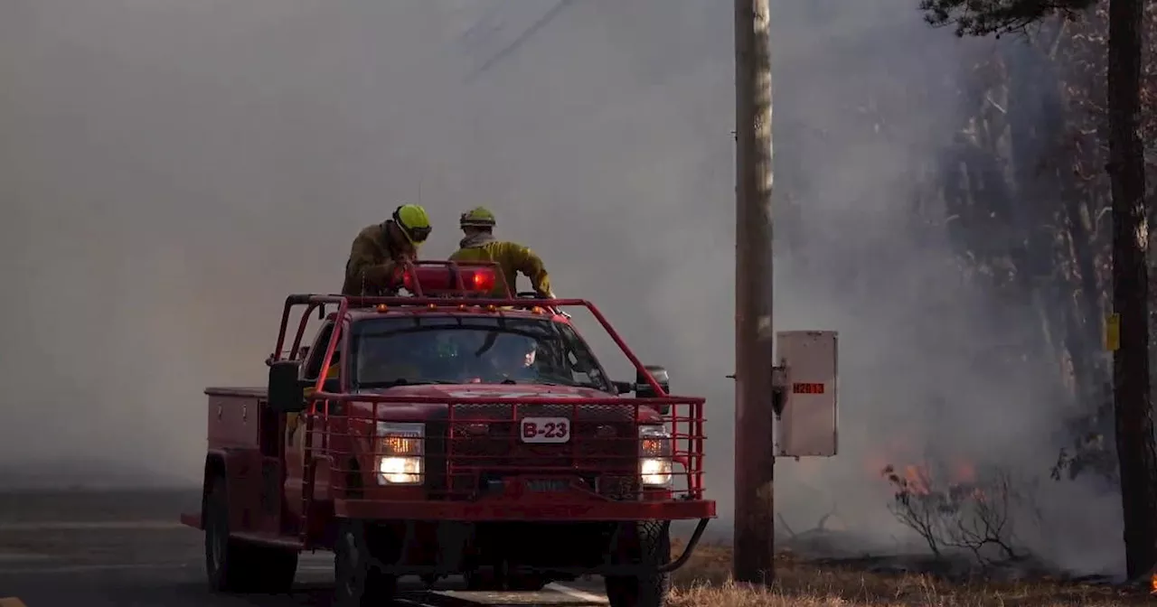 Man charged with arson in connection with New Jersey wildfire that spread to 350 acres