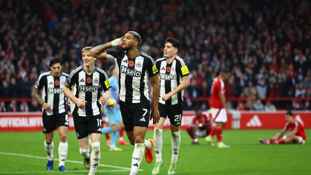 Howe praises Joelinton after Newcastle win at Forest