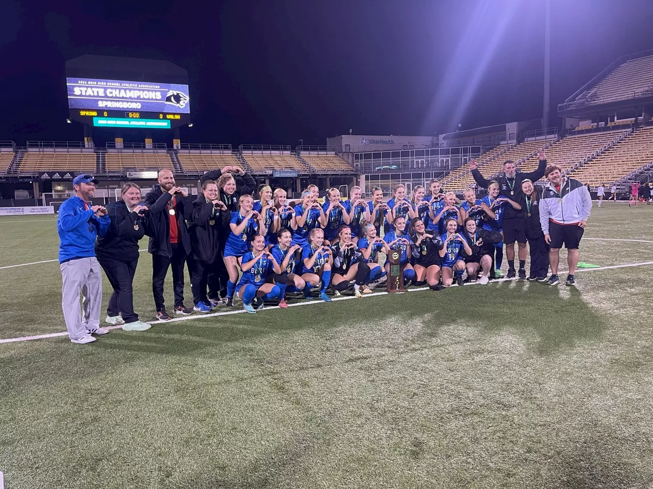 Springboro takes down Walsh Jesuit in penalty kicks for Division I girls soccer title