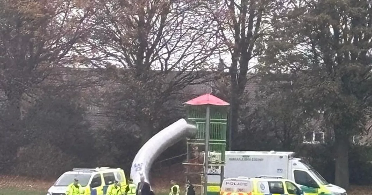 Body of man found in Scots playpark as police investigate