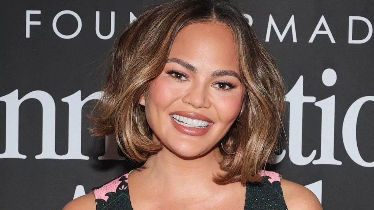 Chrissy Teigen dazzles in metallic top alongside Rachel Zoe at FounderMade Innovation Awards