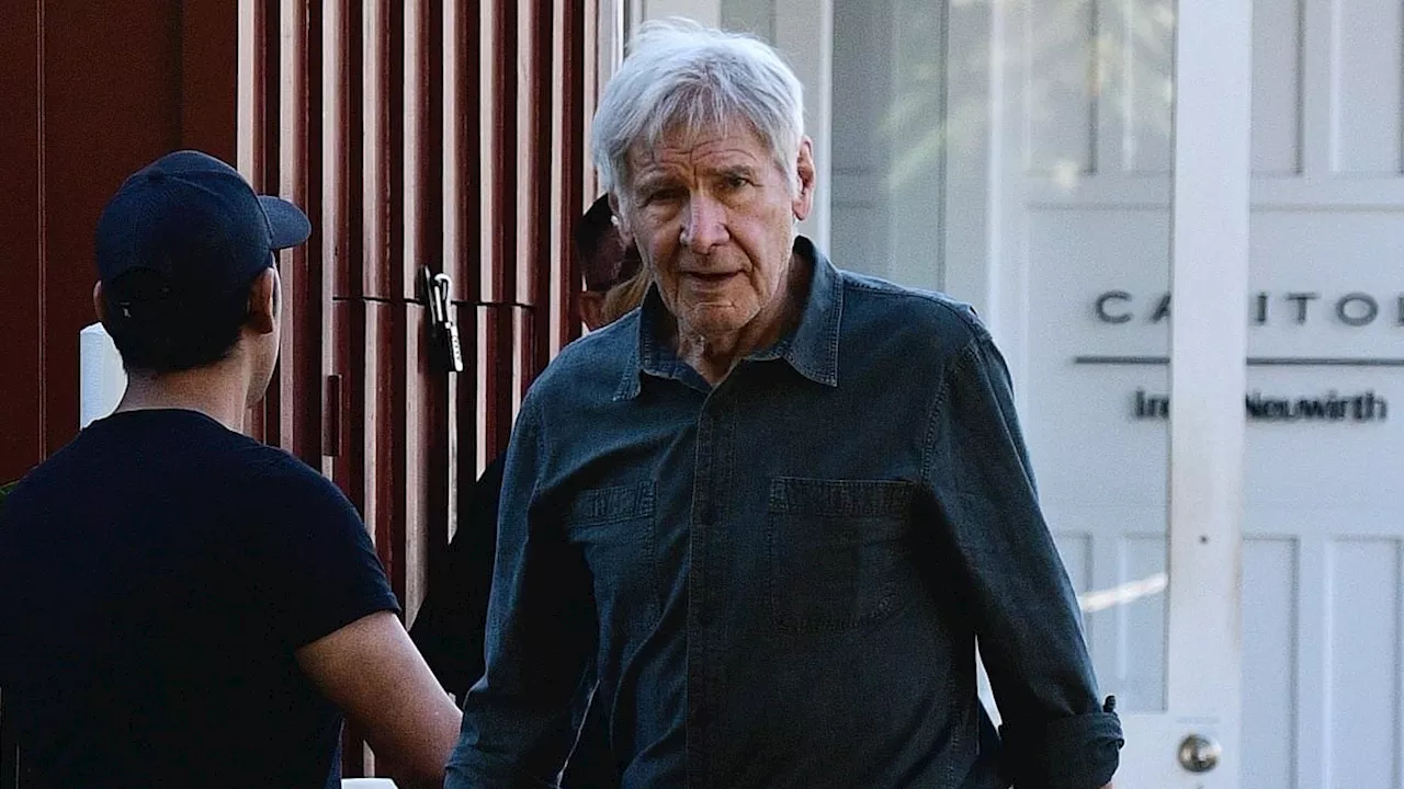 Harrison Ford seen for first time since Trump won election after he supported Harris in rare...