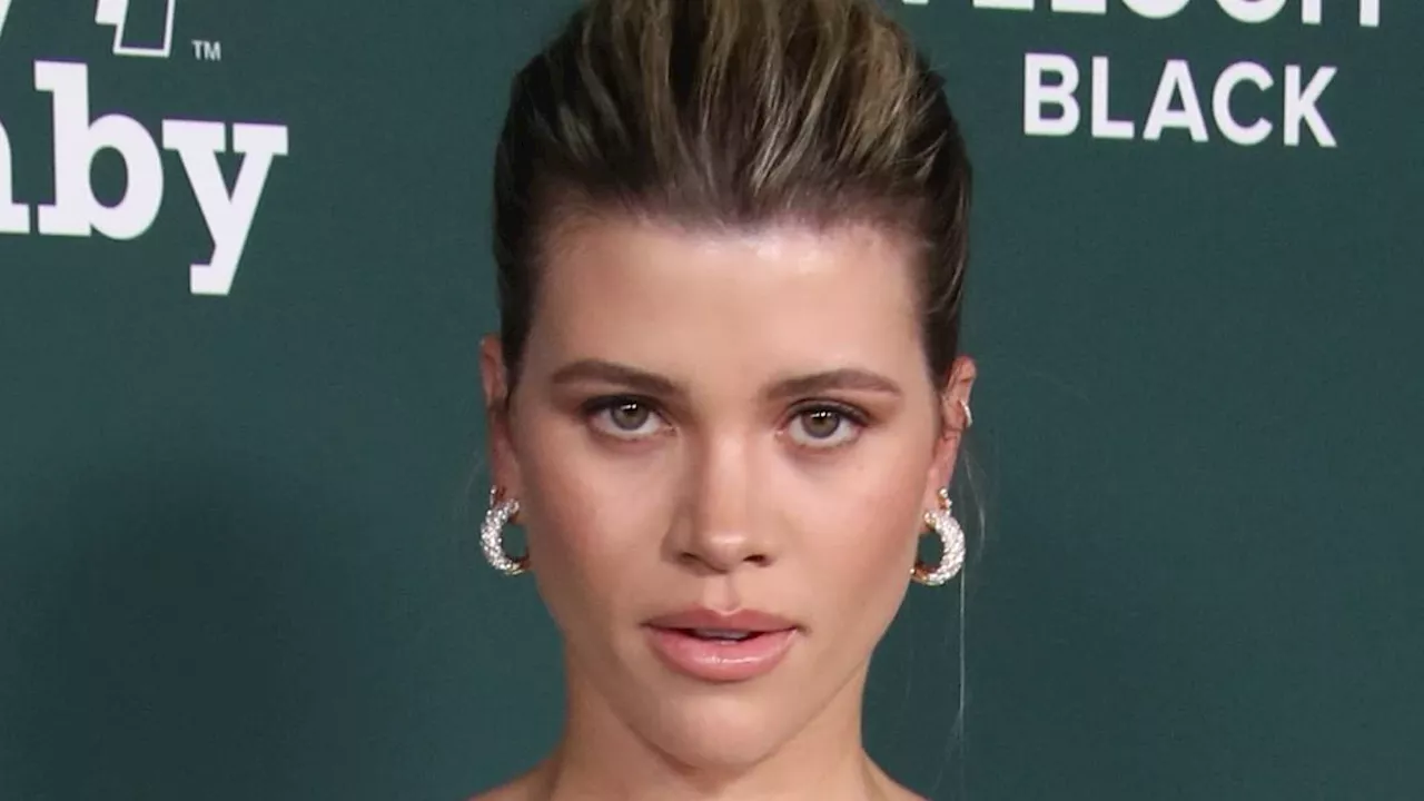 Sofia Richie commands attention in a chic black gown with a bow accent at Baby2Baby gala in LA