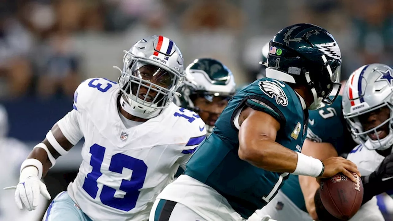 Cowboys' DeMarvion Overshown (knee) questionable to return vs. Eagles