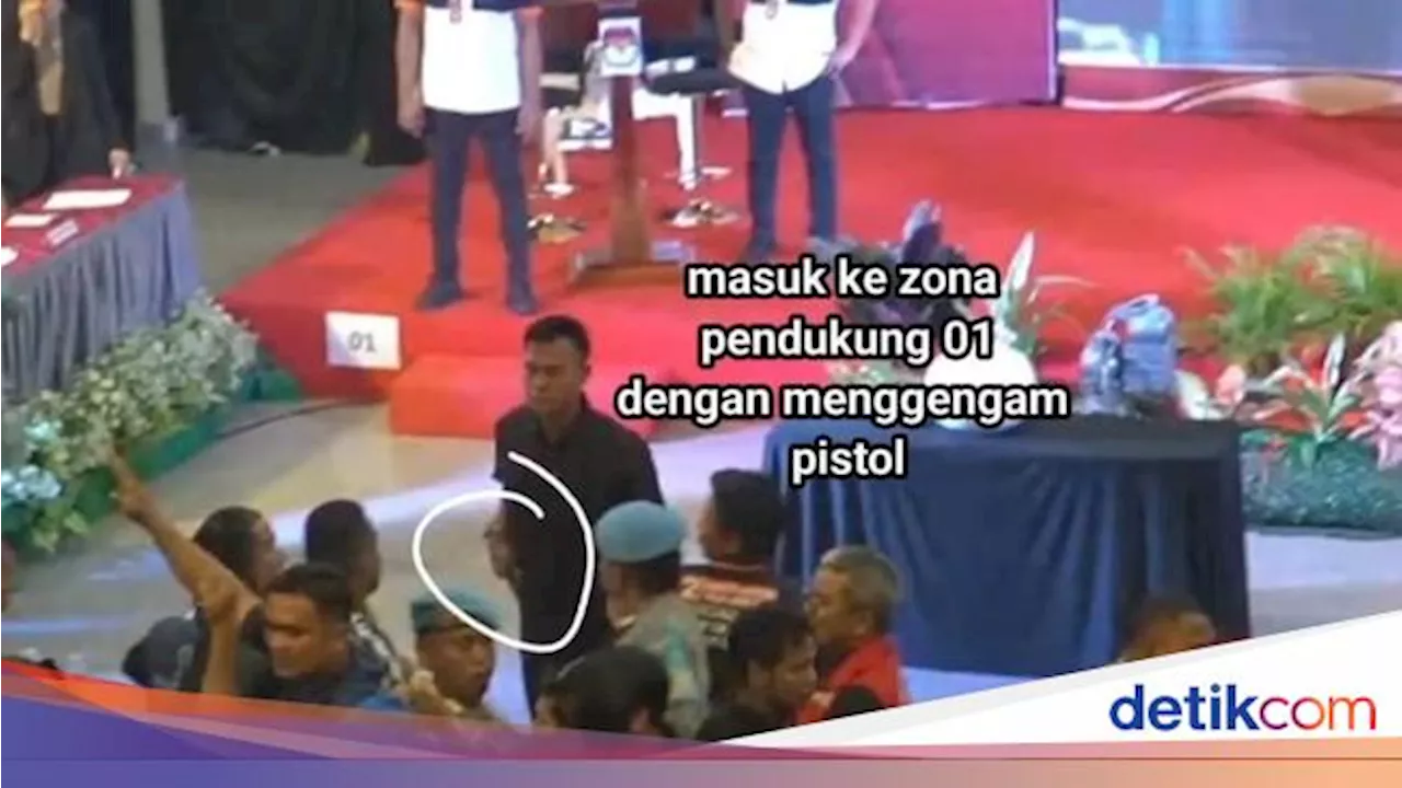 Aksi Walpri Masinton Pasaribu Diduga Keluarkan Pistol saat Debat Pilbup