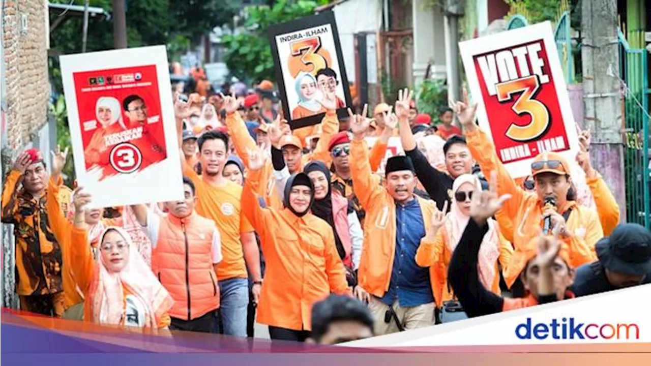 Blusukan di Antang dan Bitowa Makassar, Indira Disambut Jingle 3 Kali Menang