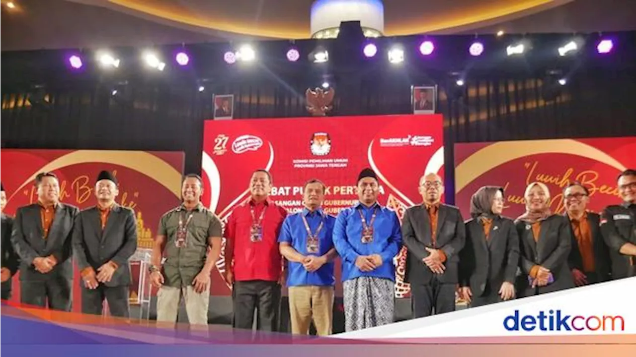 Saksikan Live Streaming Debat Kedua Pilgub Jateng Malam Ini di detikJateng