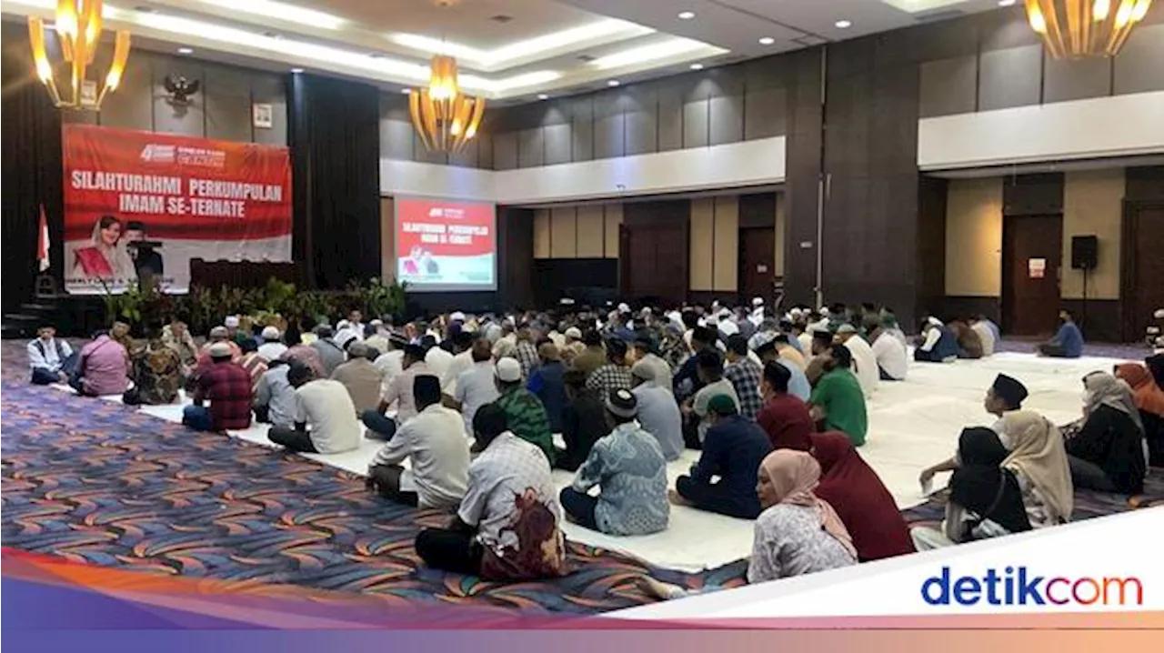 Sherly-Sarbin Bareng 300 Imam Desa Doa Bersama Harap Pilkada Malut Damai