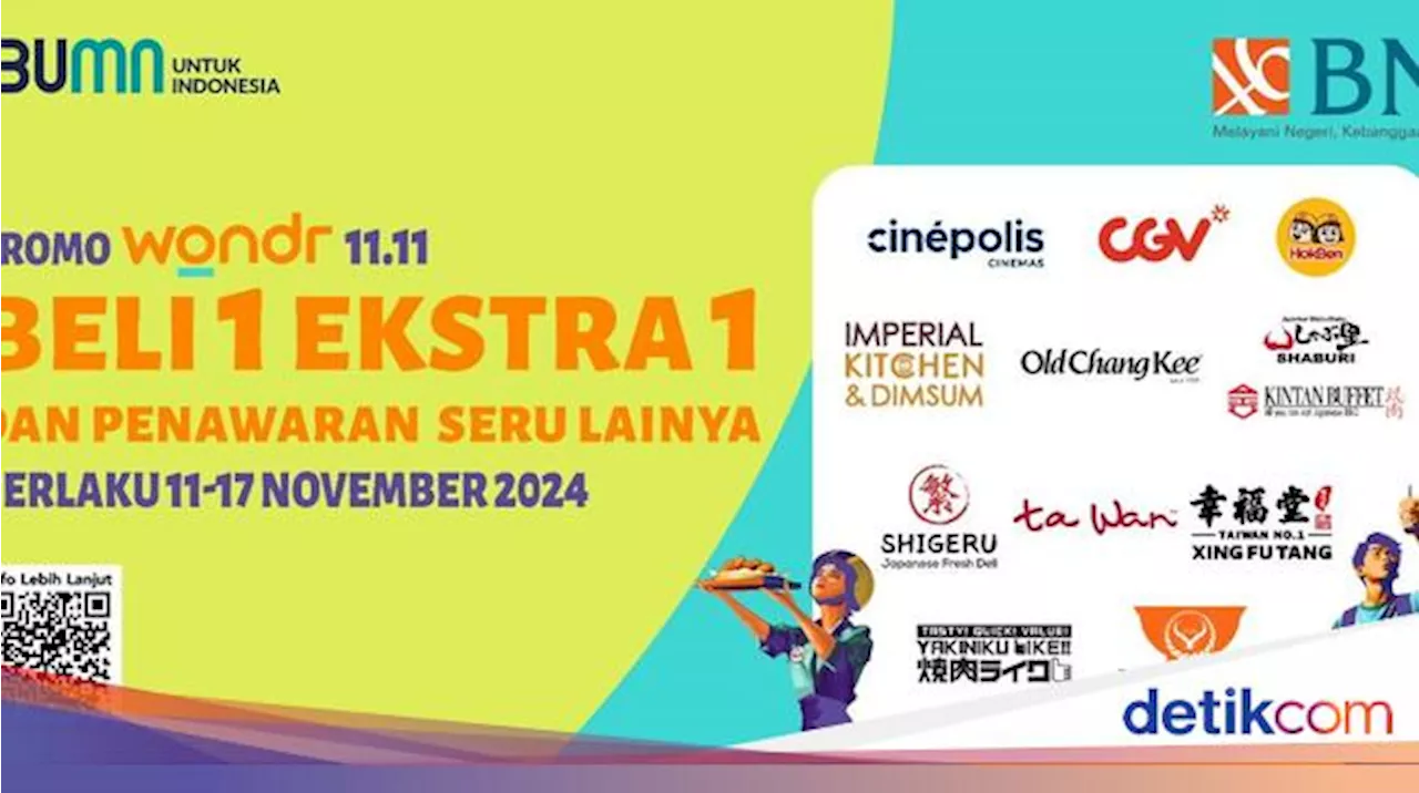 11 Promo Menarik Meriahkan Hari Pahlawan & 11.11 bersama wondr by BNI