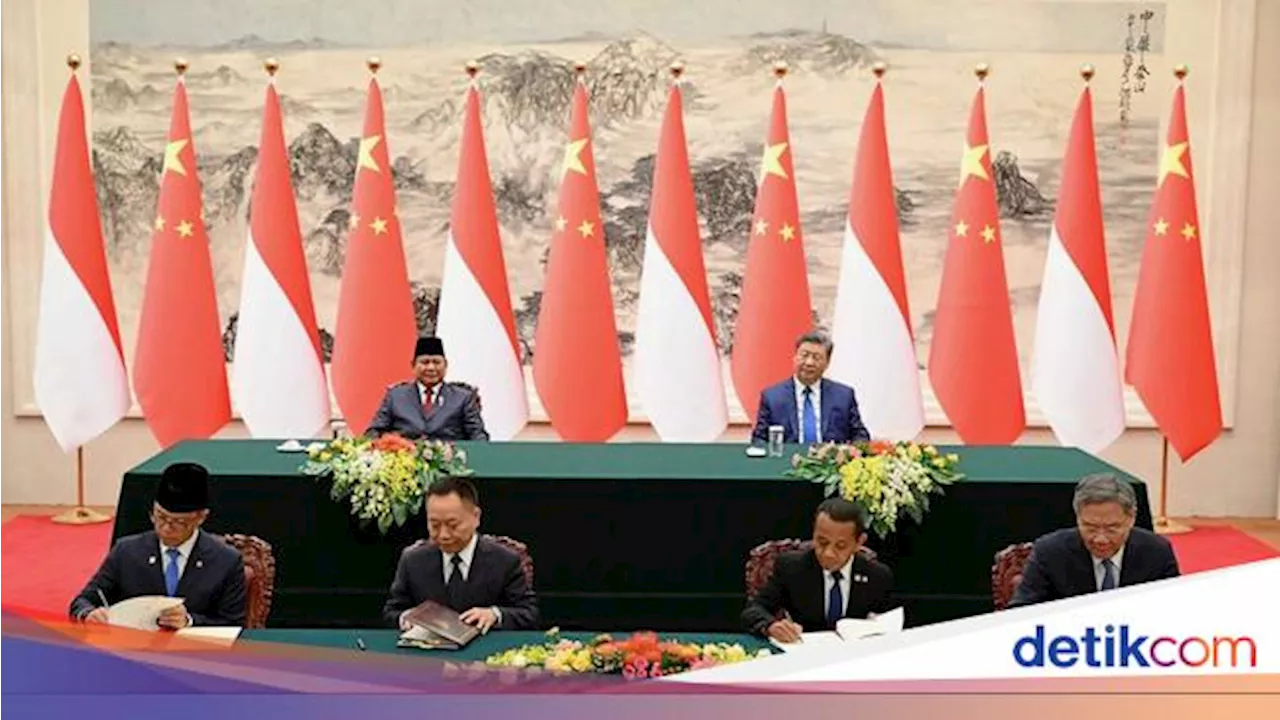 Ikut Prabowo ke China, Bahlil Teken 2 Kerja Sama di Sektor Mineral