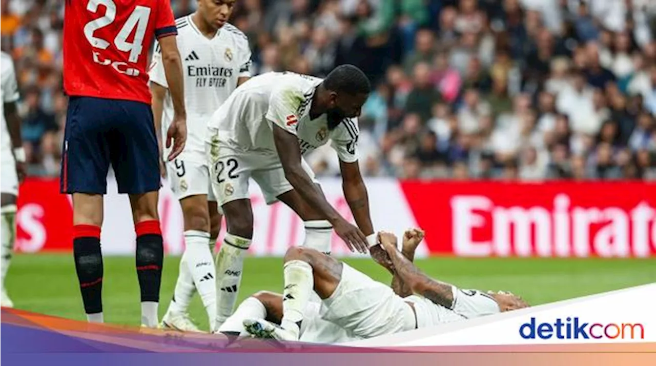 3 Cedera Anyar di Kubu Real Madrid, Ada yang Bisa Absen 9 Bulan