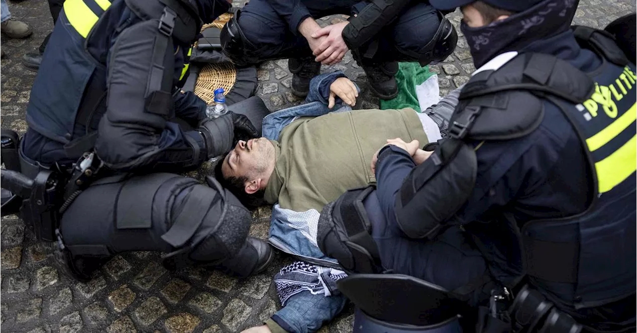 Dutzende Festnahmen bei verbotener Pro-Palästina-Demo in Amsterdam