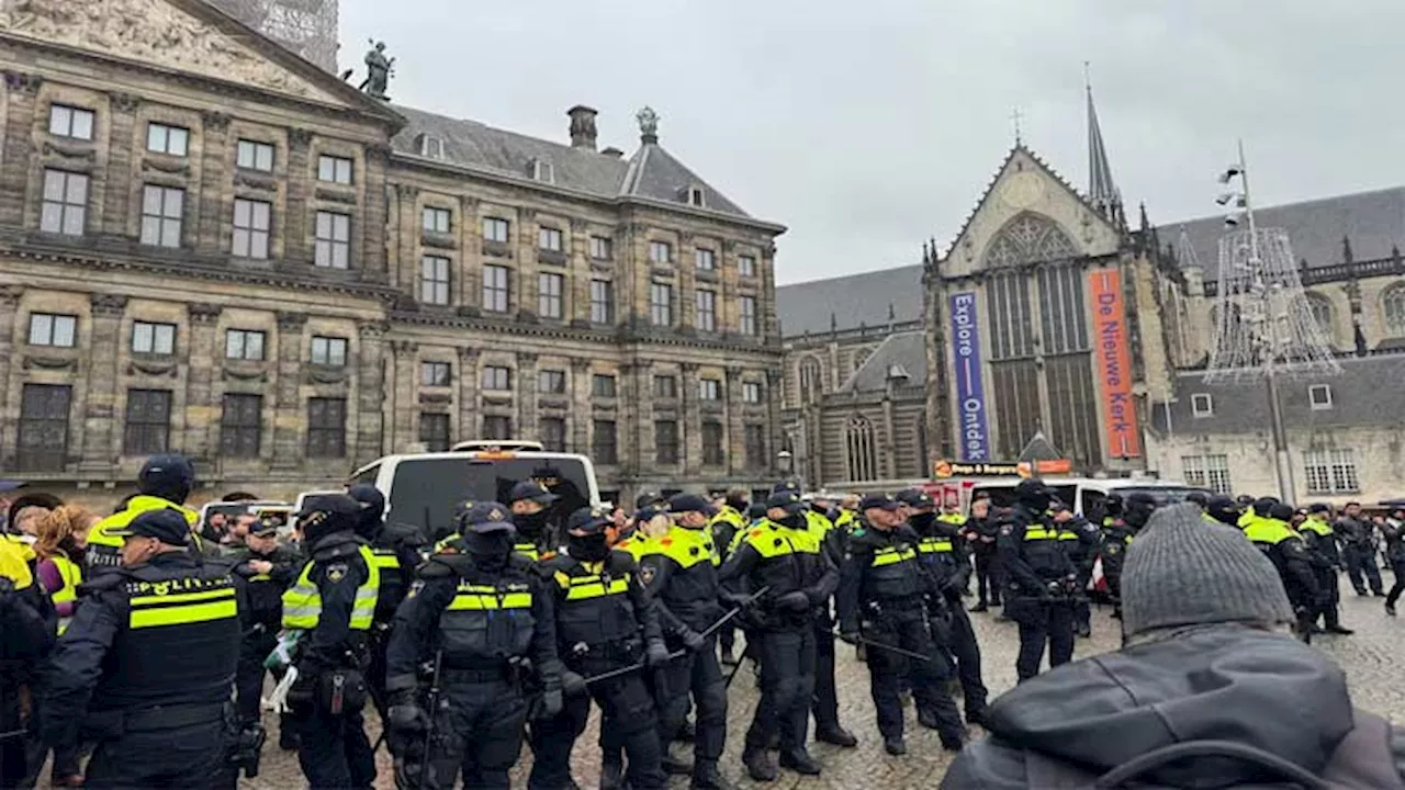 Dutch police halt pro-Palestinian rally after soccer violence