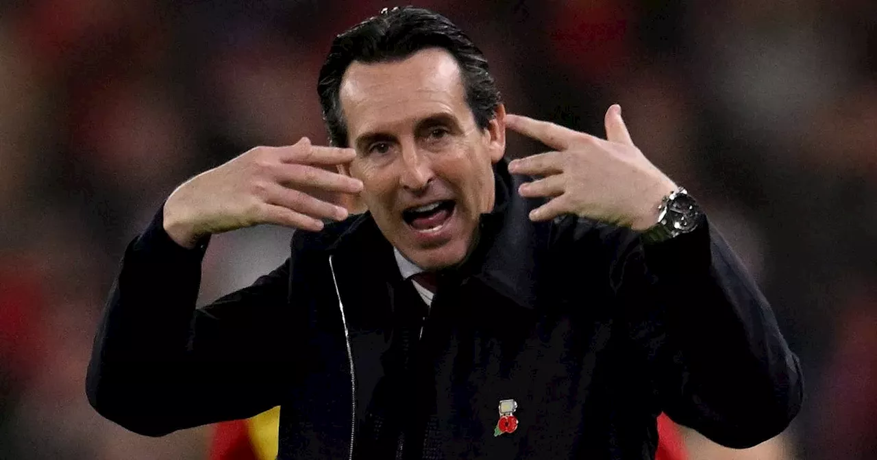 Unai Emery fumes at Aston Villa penalty call and makes honest Liverpool admission