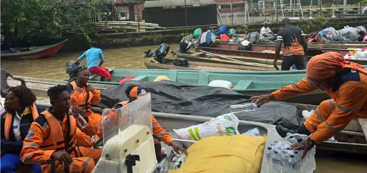 Emergencia en Chocó: más de 100.000 damnificados por fuertes lluvias