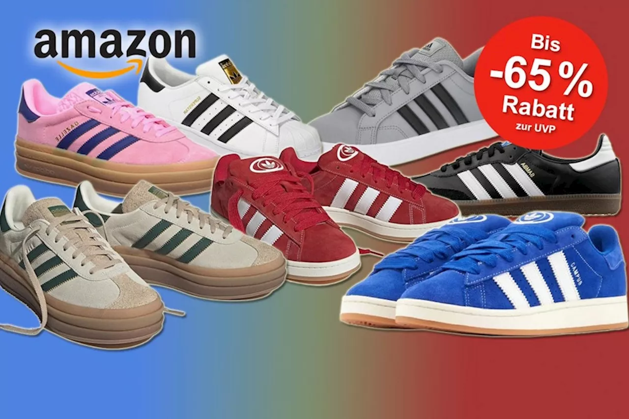 Adidas Sneaker Sale mit Mega Rabatt bei Amazon: Jetzt Bestseller wie Campus, Superstar, Gazelle, Samba und