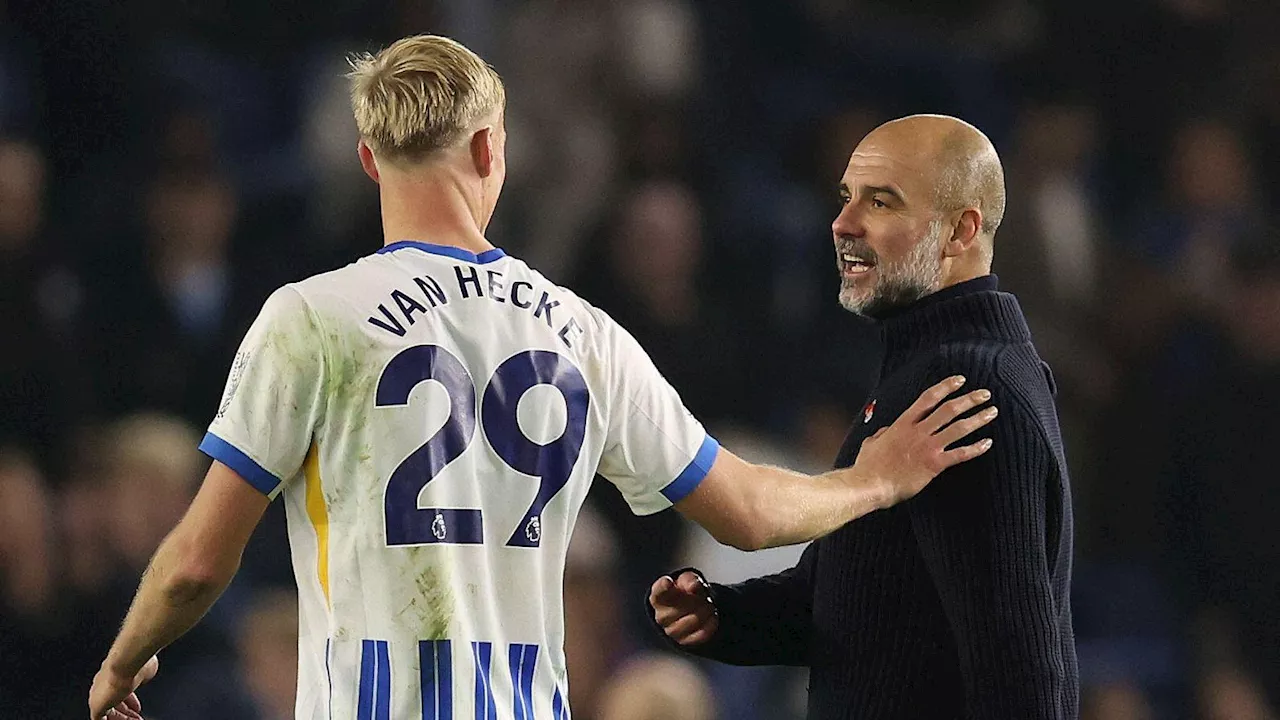 Man City: Guardiola fires dig at Brighton star; reveals what he said during on-field confrontation