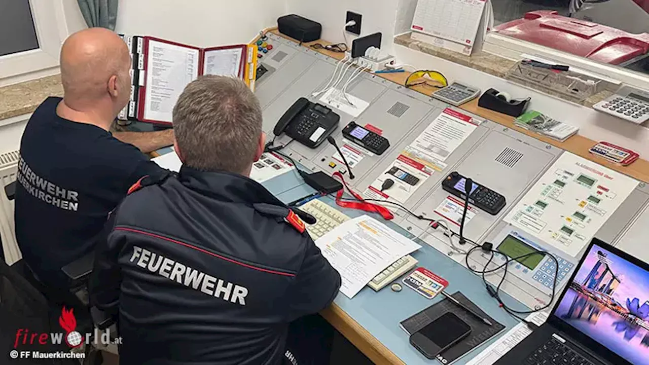 Oö: Großeinsatz, die Stunden davor → Übung der Feuerwehr Mauerkirchen