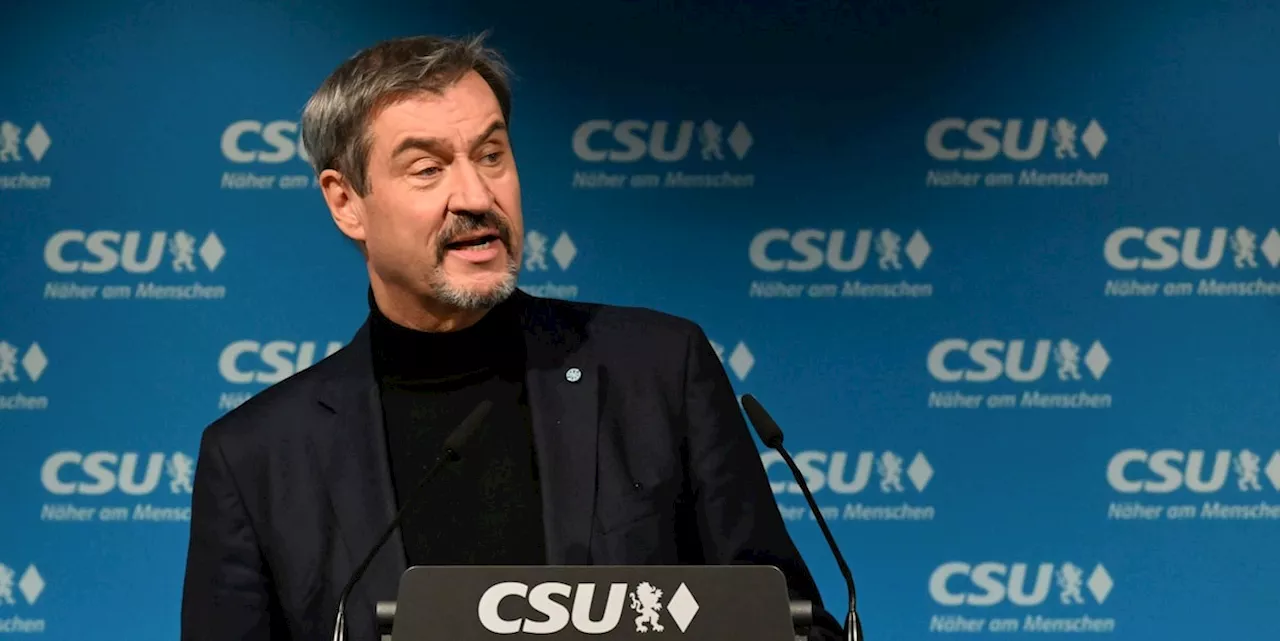 CSU-Chef Söder will nach einem Wahlsieg das „Land wieder in Ordnung bringen“