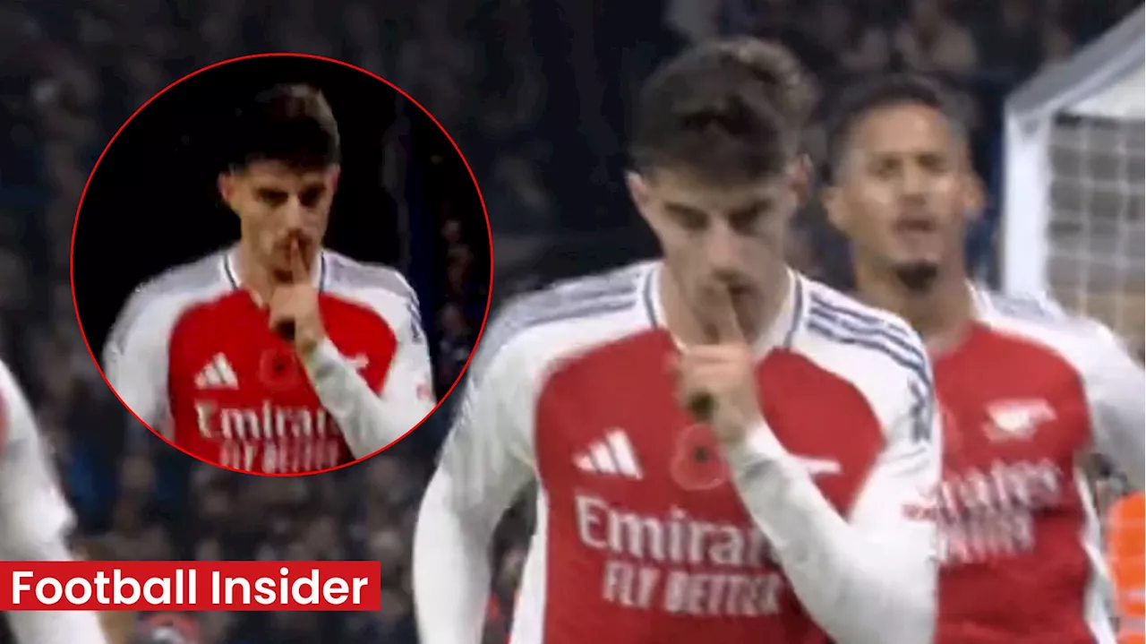 Chelsea fans rip into ‘snake’ Kai Havertz after what he did vs Arsenal