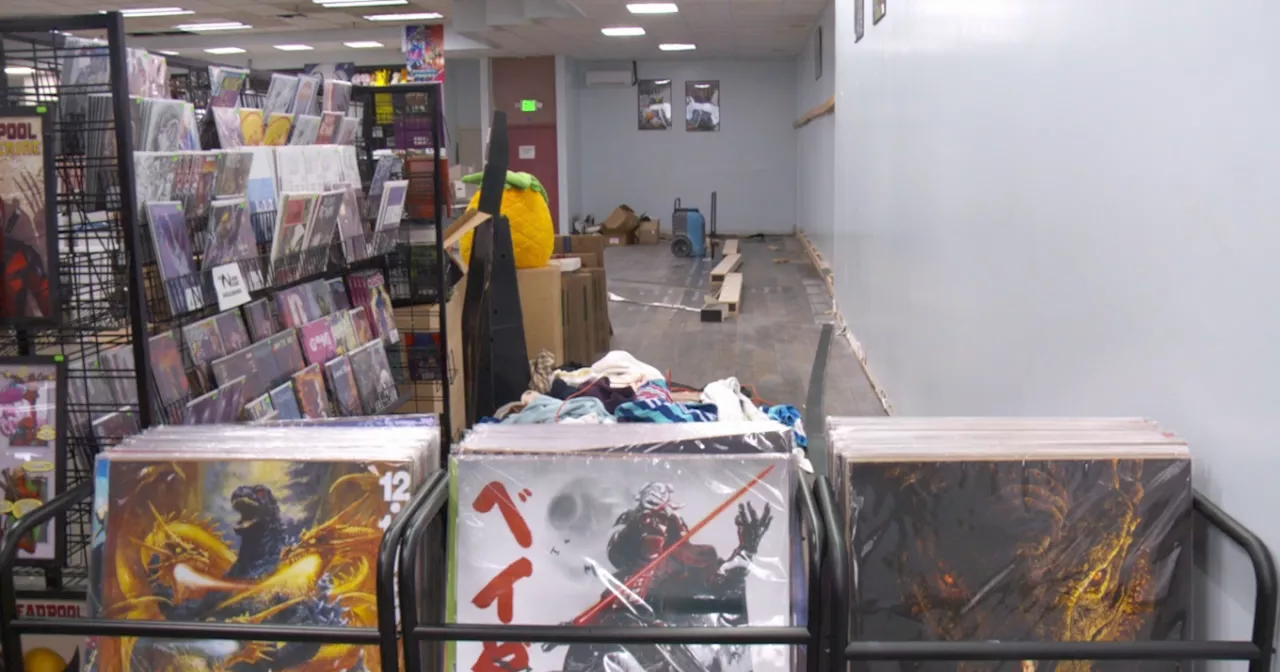 Beloved West Valley comic shop forced to move after flooding