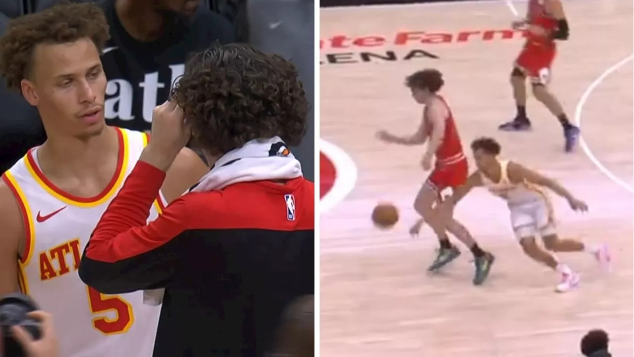 Aussie duo’s touching post-game moment after epic NBA showdown