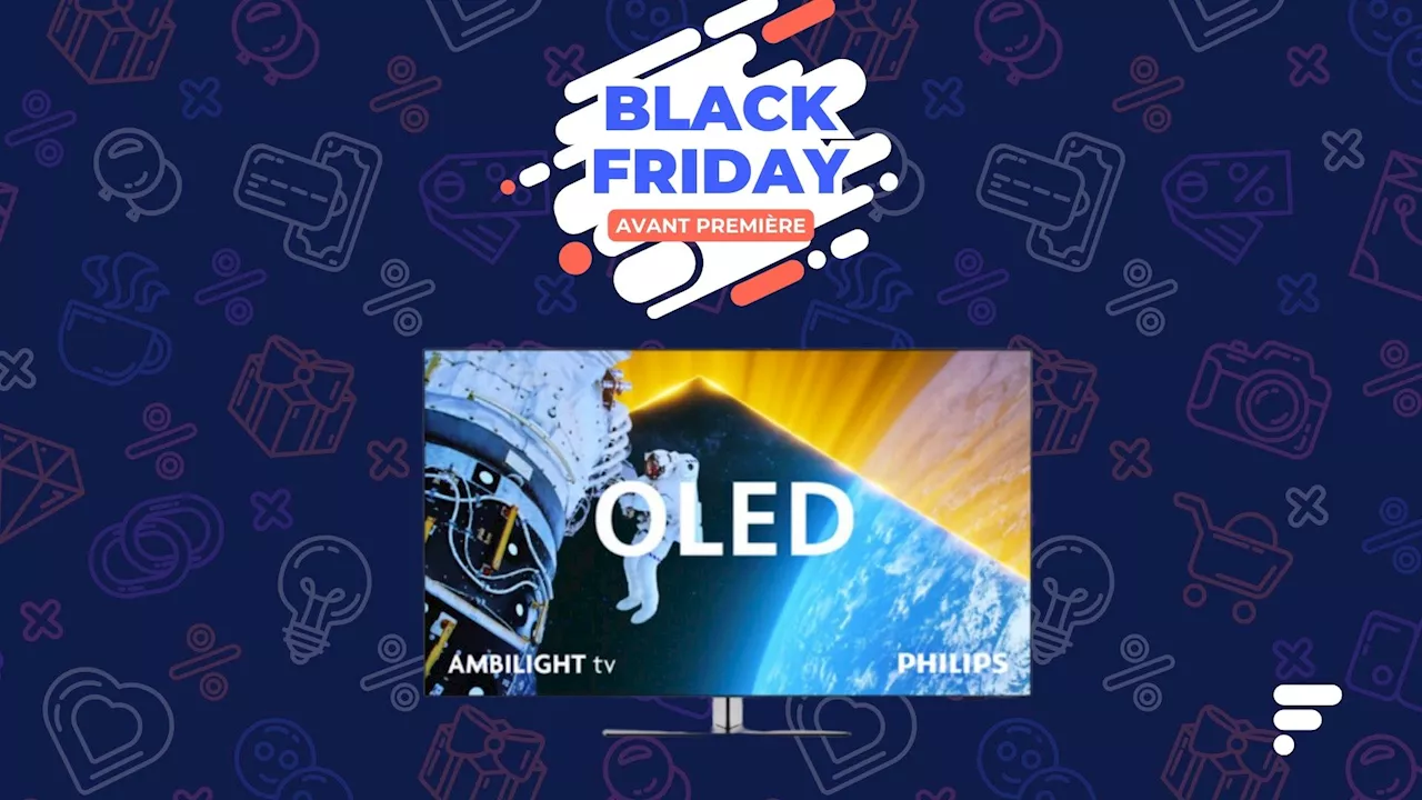 Mieux qu’un show son et lumière à Versailles, le TV Ambilight Philips OLED de 55″ est en promo pré-Black Friday à -300 € chez la Fnac