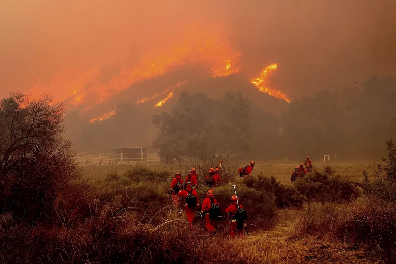 Fire crews gain greater control over destructive Southern California wildfire