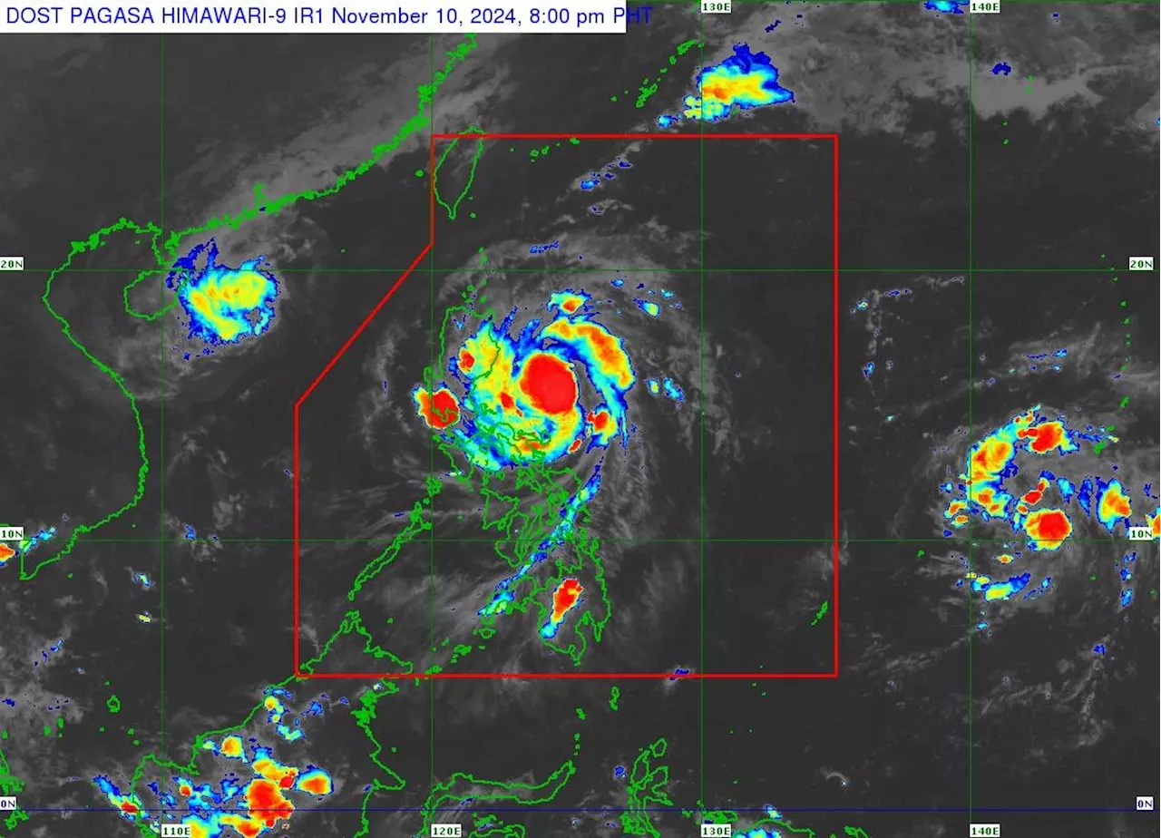 Signal No. 3 in 2 areas as Nika slows east of Aurora